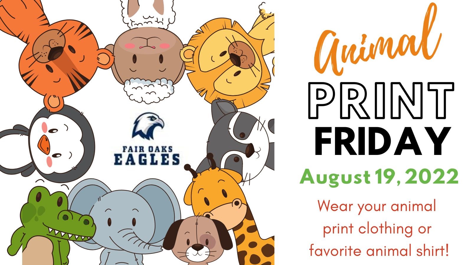Wear Your Animal Print on August 19!